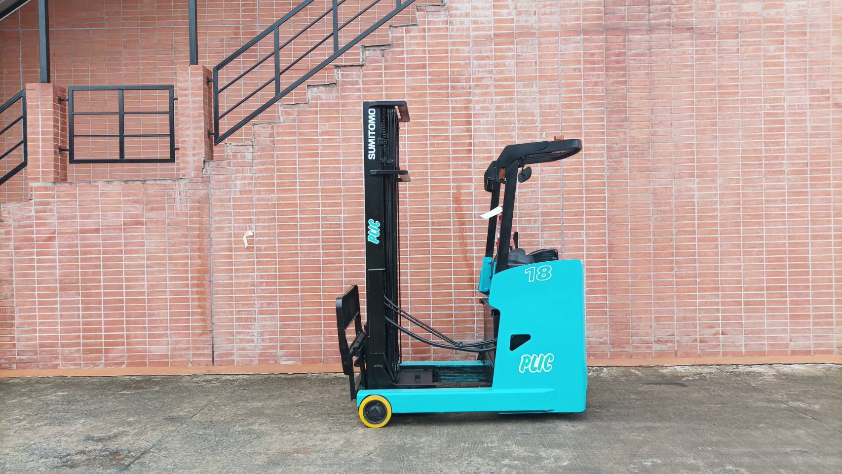 SUMITOMO FORKLIFT REACH 8FBR18WJXII-TF600S, ELECTRIC, 1.8