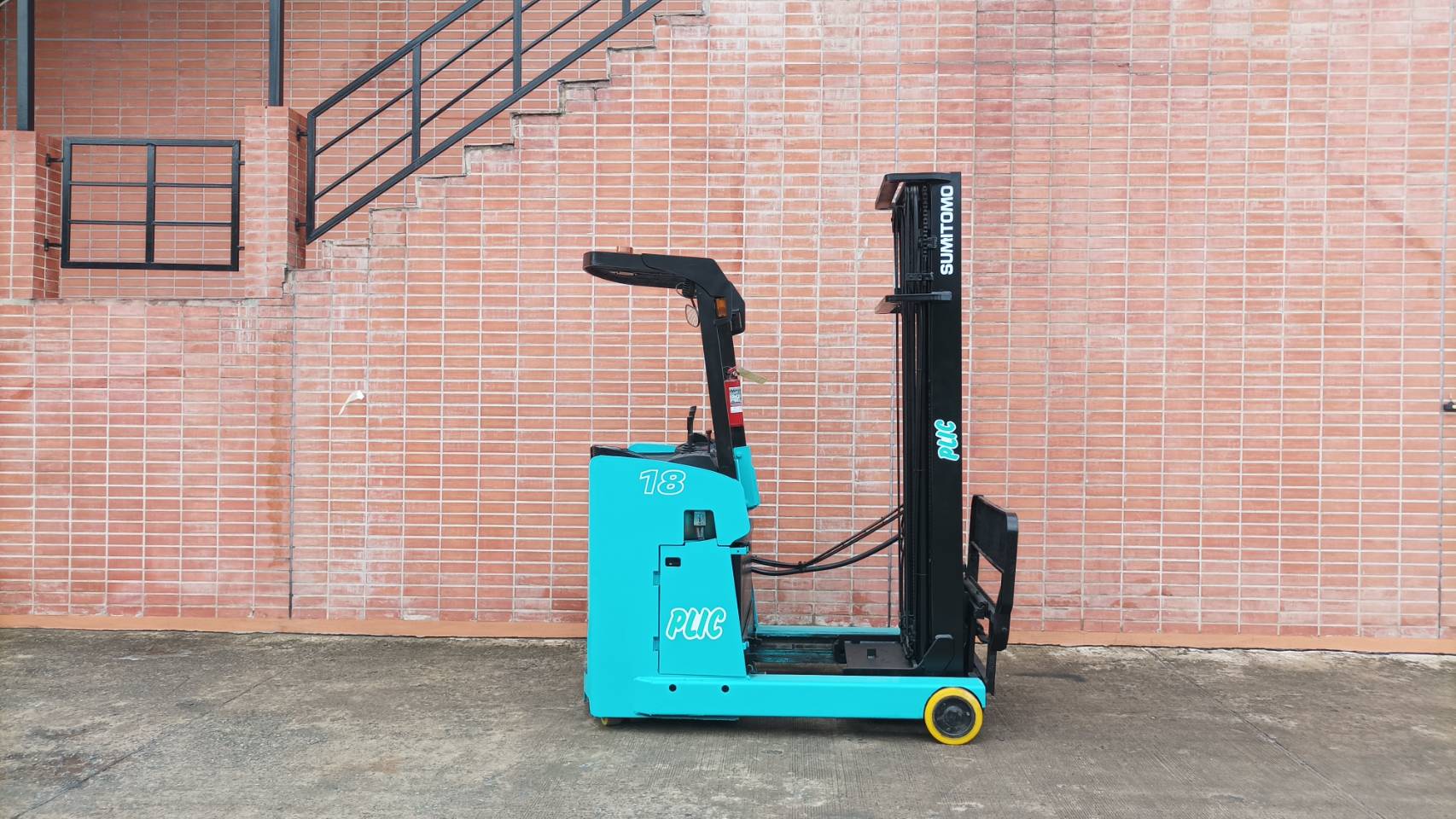 SUMITOMO FORKLIFT REACH 8FBR18WJXII-TF600S, ELECTRIC, 1.8