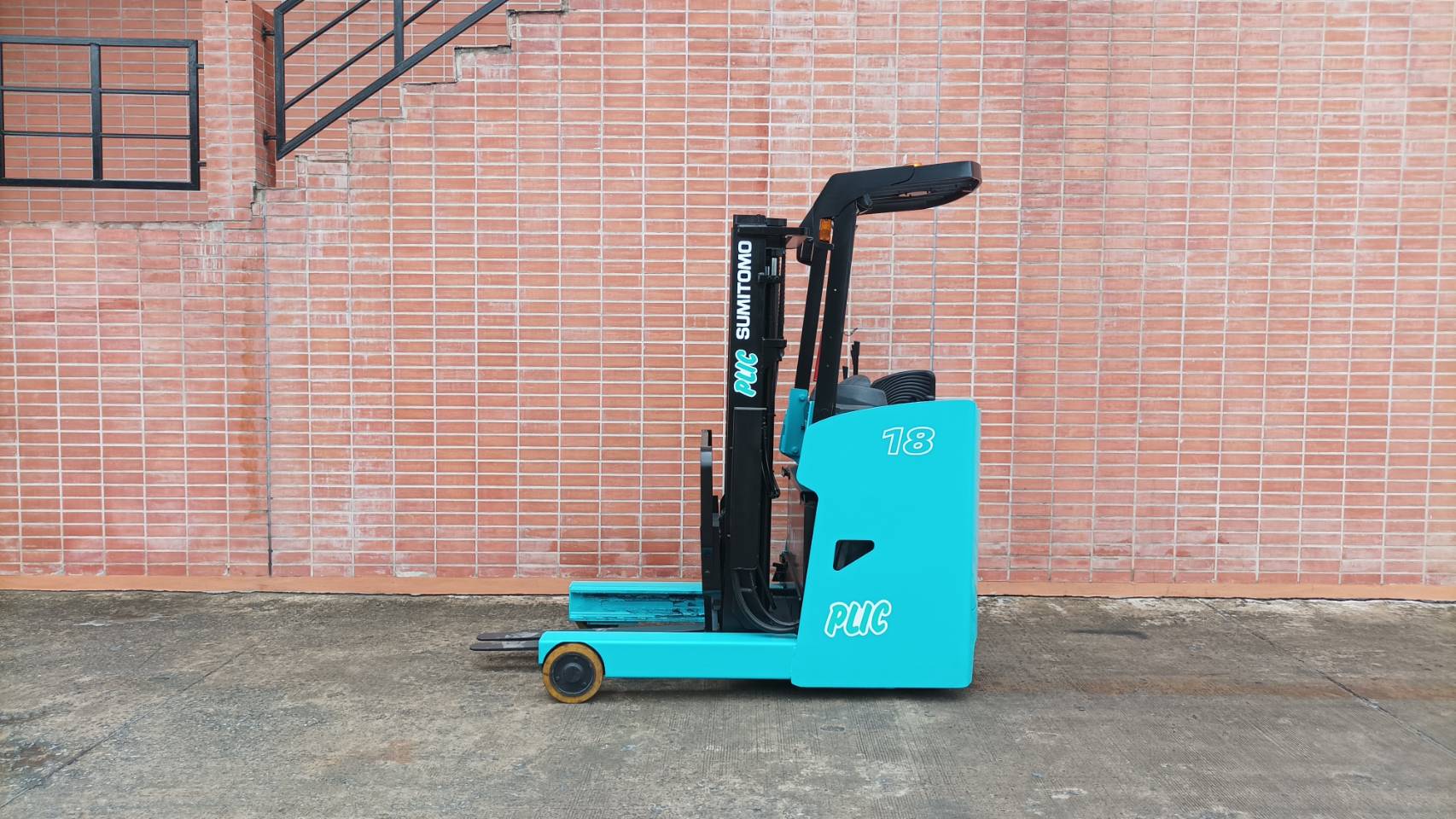 SUMITOMO FORKLIFT REACH 8FBR18SJXII-V300, ELECTRIC, 1.8