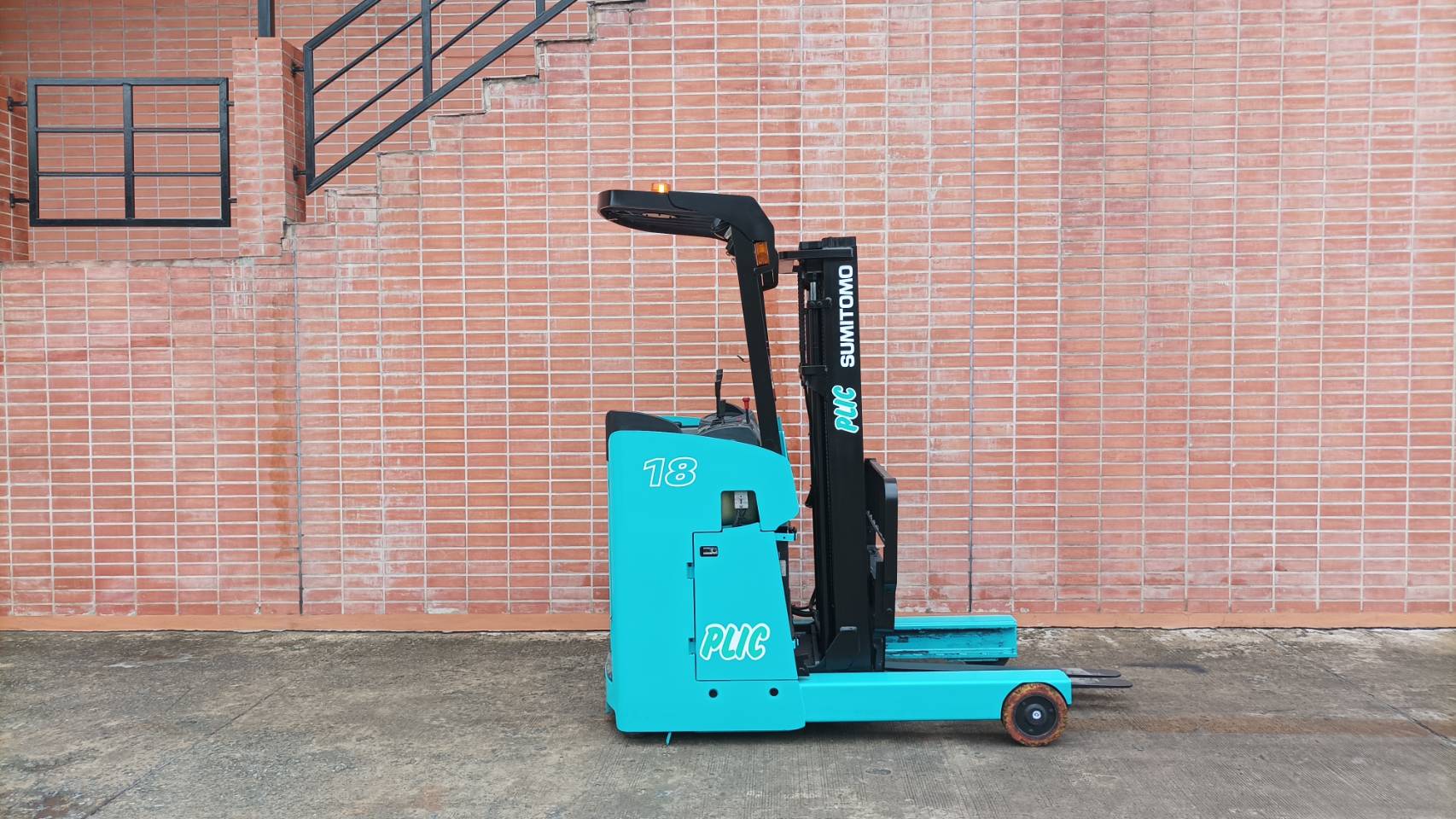 SUMITOMO FORKLIFT REACH 8FBR18SJXII-V300, ELECTRIC, 1.8