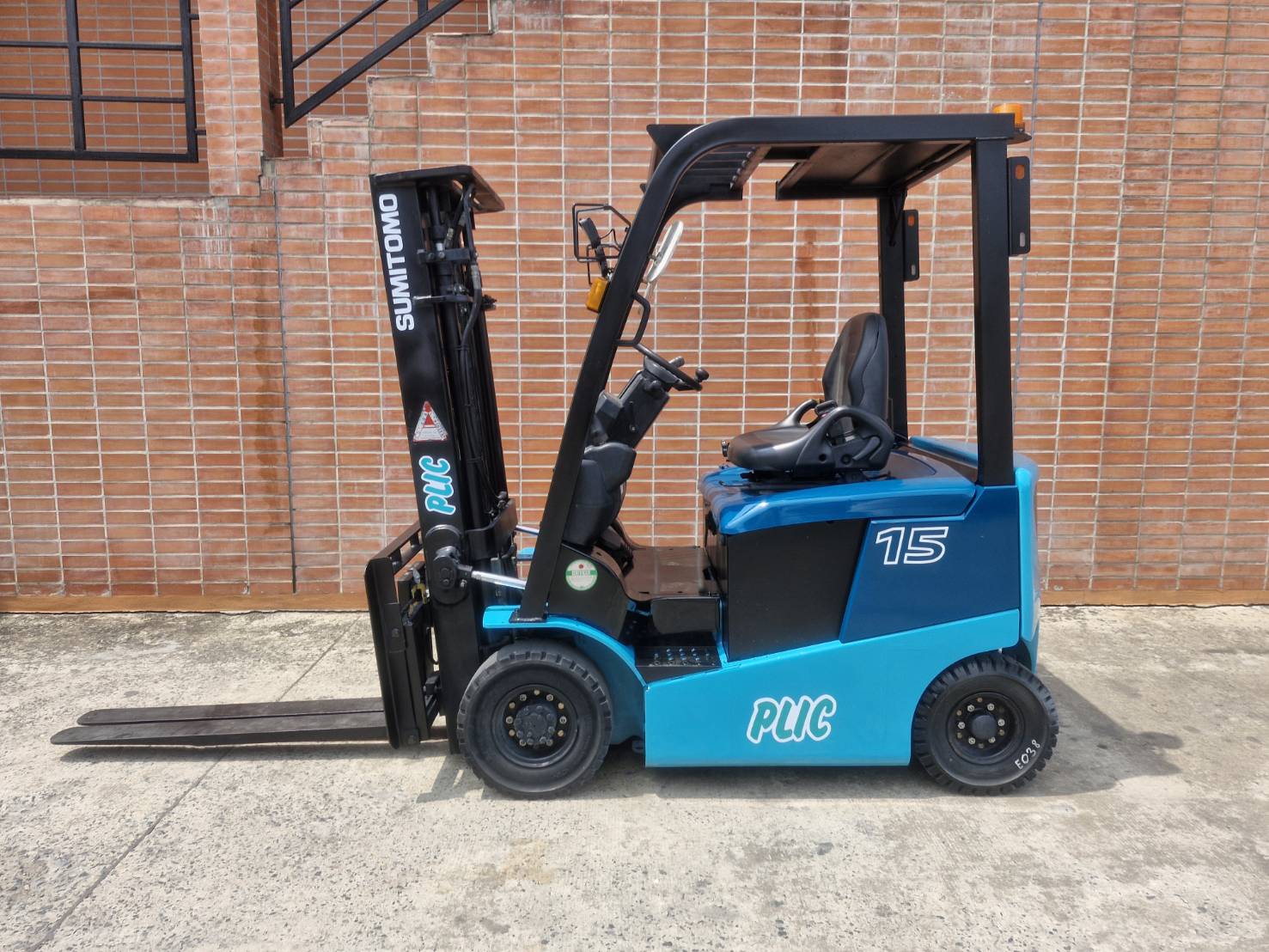 SUMITOMO FORKLIFT COUNTER 8FB15PXIII-VF300, ELECTRIC, 1.5