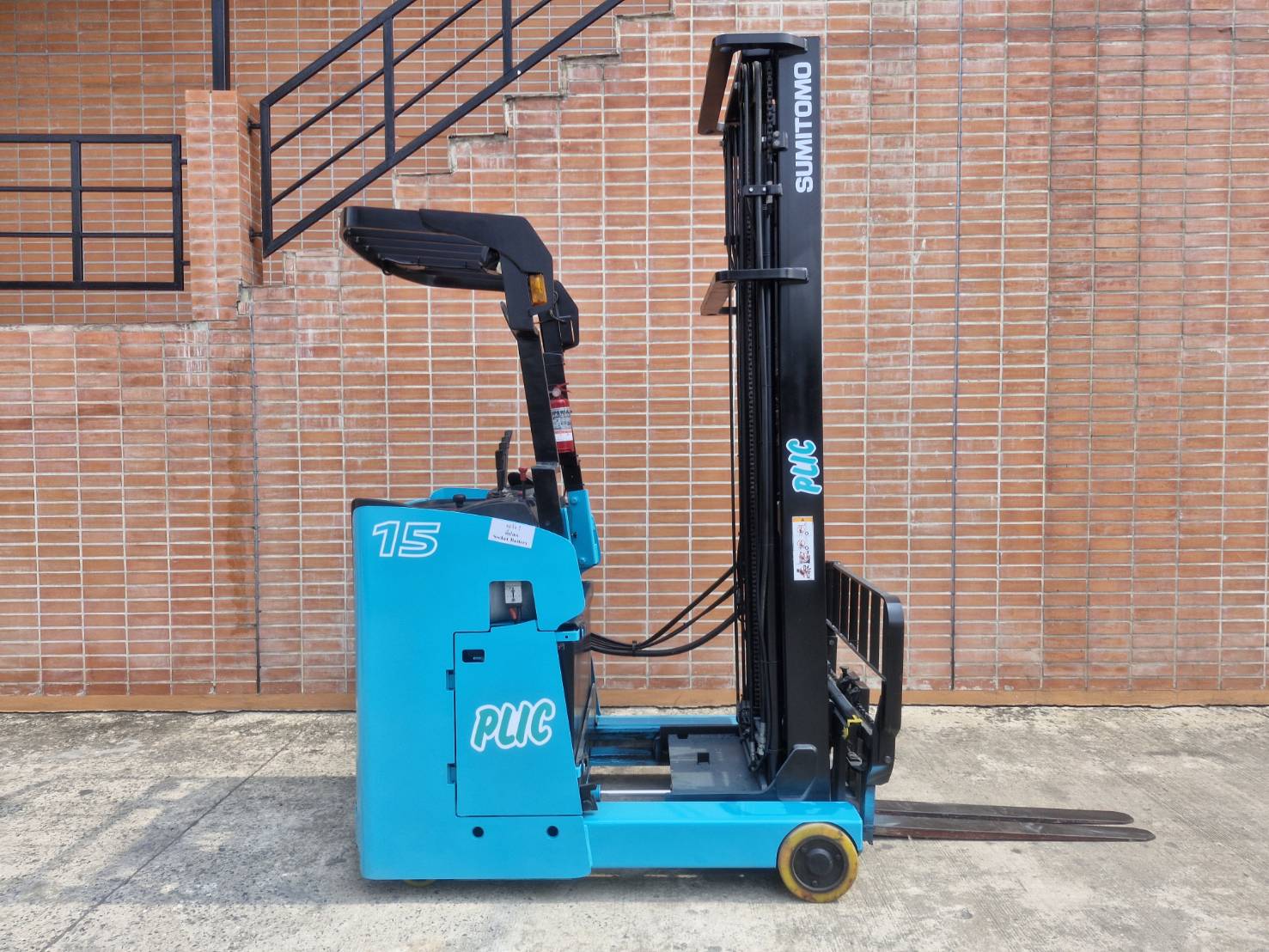 SUMITOMO FORKLIFT REACH 8FBR15SJXII-TF650, ELECTRIC, 1.5