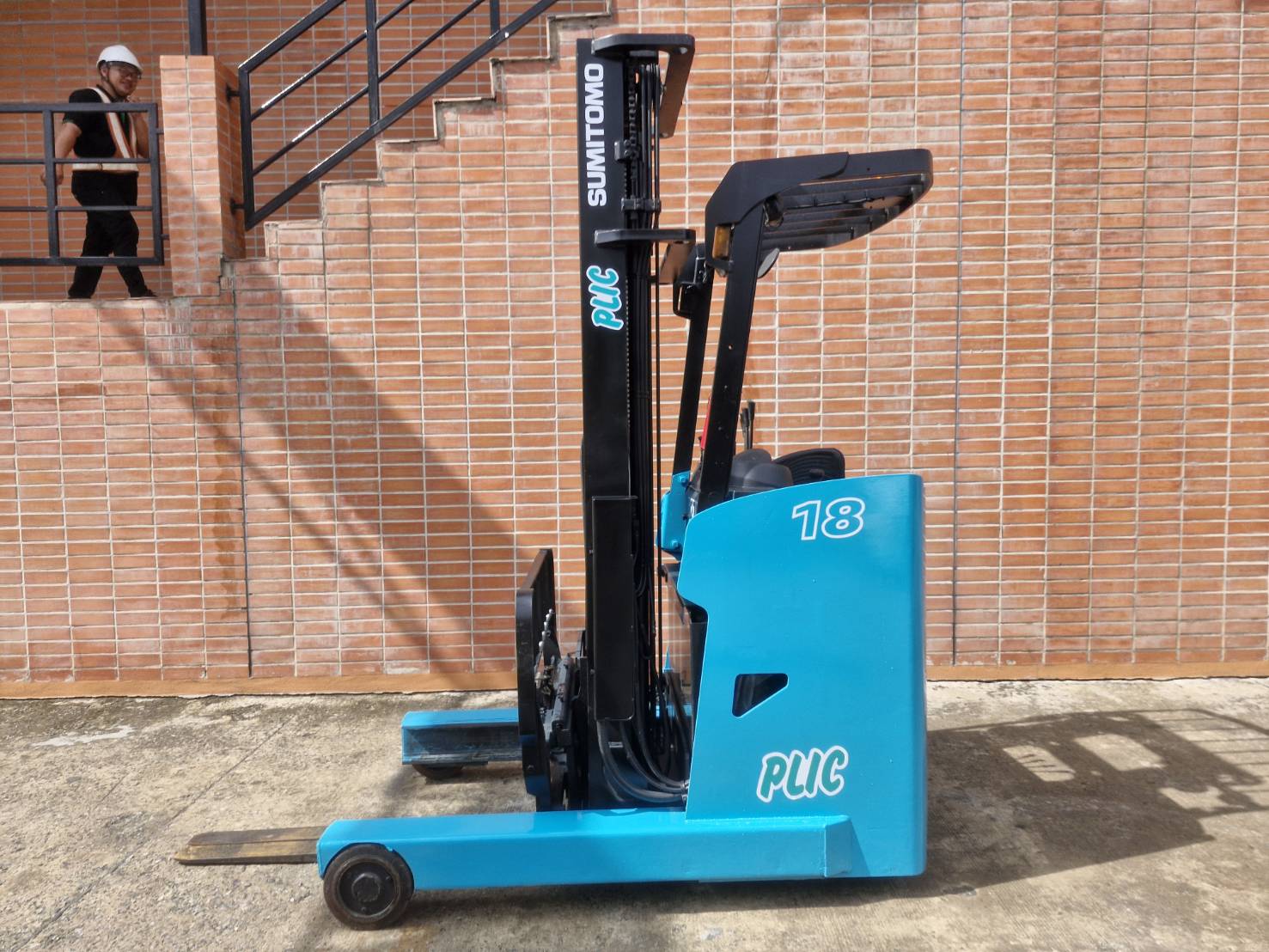 SUMITOMO FORKLIFT REACH 8FBR18WJXII-TF600S, ELECTRIC, 1.8