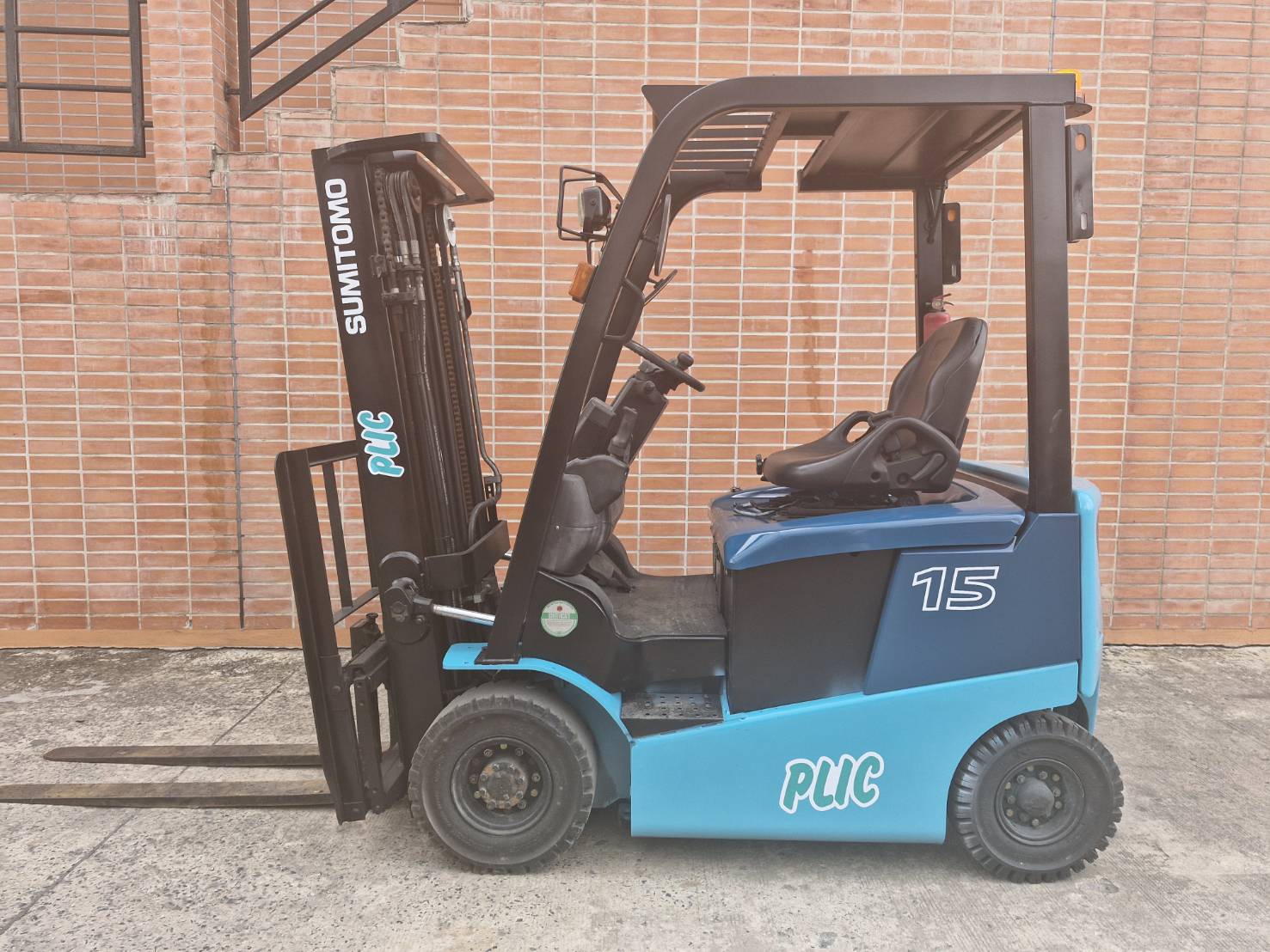SUMITOMO FORKLIFT COUNTER 8FB15PXIII-TF430S, ELECTRIC, 1.5