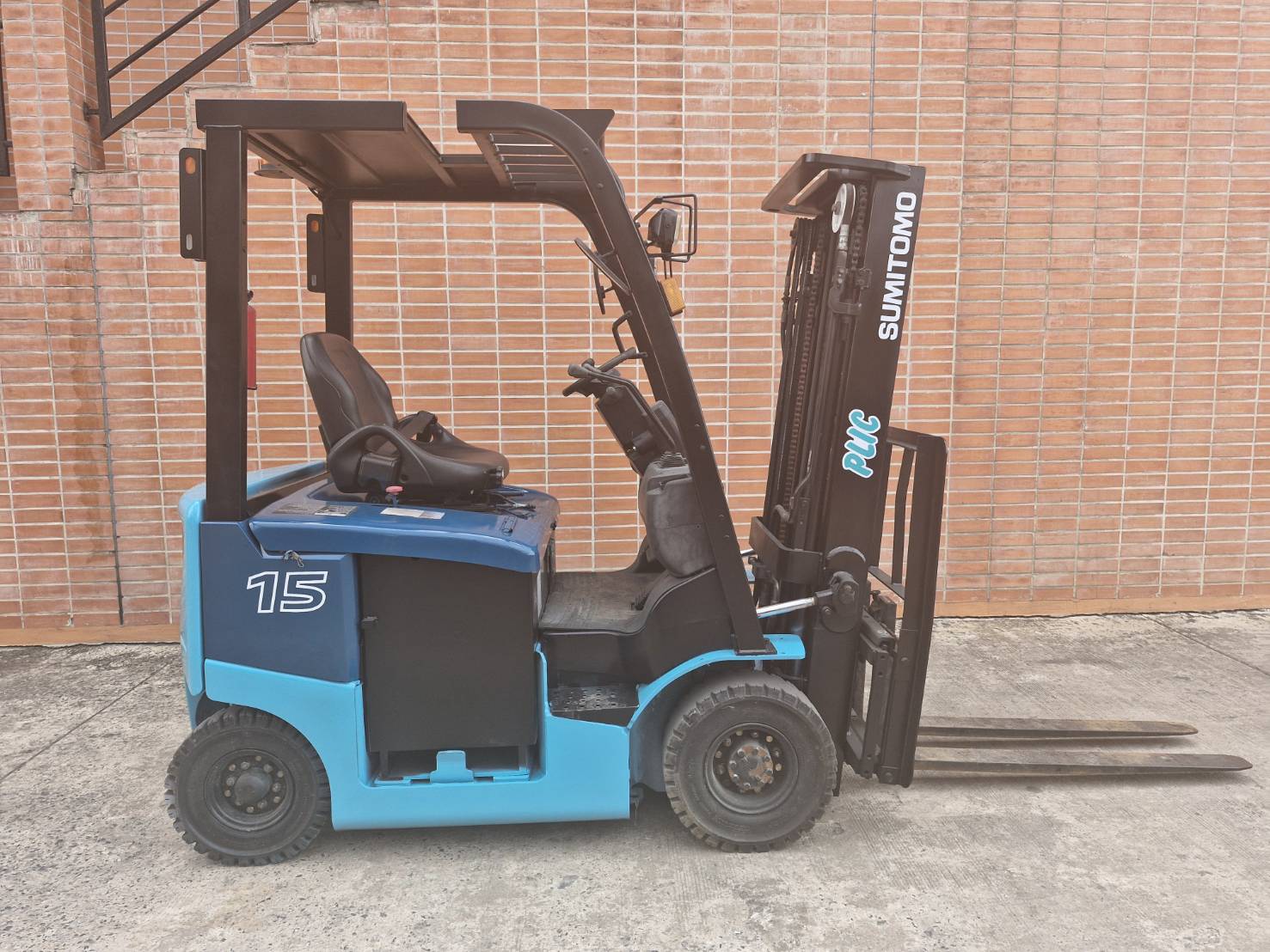 SUMITOMO FORKLIFT COUNTER 8FB15PXIII-TF430S, ELECTRIC, 1.5
